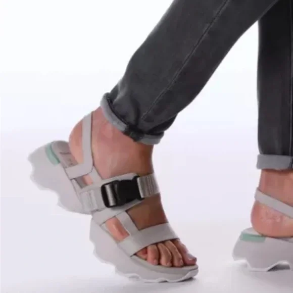 SOREL Women’s Kinetic Impact Sling Sporty LEATHER Sandal Shoes Size 11 - Picture 14 of 16